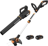 Used-WORX-String Trimmer & Blower