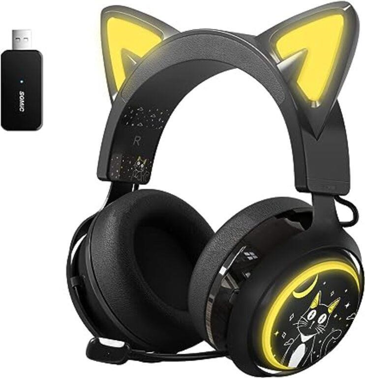 SOMIC GS510 Black Cat Ear Headsets