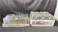 Case of Kerr 12 regular mouth quart mason jars,