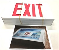 New Stanpro Steel LED Self Powered Fire Exit Sign