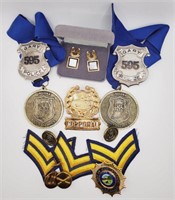 (R) Gary Police Badges, Indiana Police Olympics