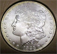 1883-O Morgan Silver Dollar BU/MS60+