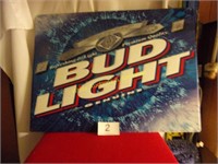 Bud Light Metal Sign