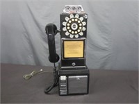*1970s Wall Mount Plastic Pseudo Coin Op Telephone