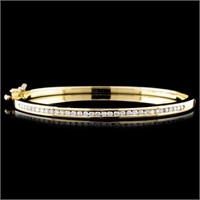 14K Gold 0.78ctw Diamond Bracelet
