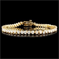 14K Gold 5.00ctw Diamond Bracelet