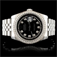 Rolex DateJust 116234 SS 1.35ct Diamond 36MM Watch