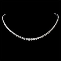 14K Gold 8.60ctw Diamond Necklace