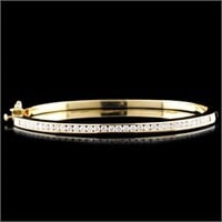 14K Gold 1.12ctw Diamond Bracelet