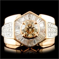 18k Gold 2.22ctw Diamond Ring
