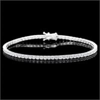 18k White Gold 5.00ct Diamond Bracelet