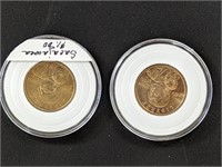 Lot of 2, 2000-D Sacajawea $1 Coins