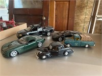 Diecast cars and trucks