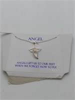 Delicate Angel Necklace and Pendant