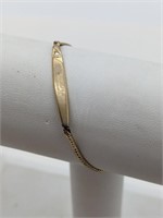 Vintage Gold Tone "Karen" ID bracelet - Speidel