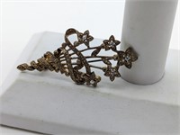Vintage Signed Brooch with stars - OLD