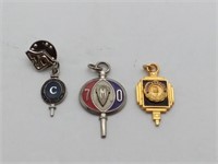 Vintage 60's & 70's graduation pins
