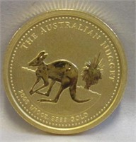 2005 1/10th OZ. 9999 GOLD AUSTRAILAN $15 COIN
