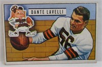 1951 BOWMAN GUM DANTE LAVELLI PICTURE CARD #73