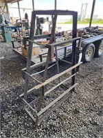 Lot Consisting of (2) Reel Racks on Casters