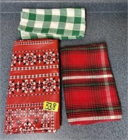 3 Pc Lot with Tablecloths