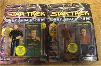 2 NEW Star Trek action figures & collector cards