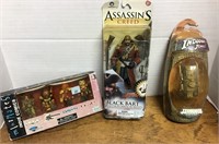 3 NEW action figure packs