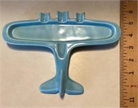 1985 ceramic airplane ashtray