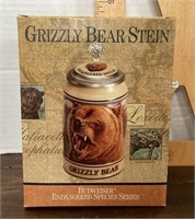 Budweiser grizzly bear stein