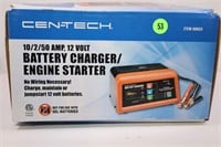CEN-TECH BATTERY CHARGER & ENGINE STARTER - NEW IN