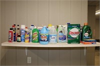 LARGE LOT OF ASSORTED CLEANING SUPPLIES & BUG
