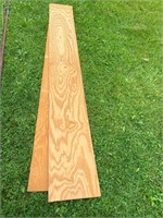 2pcs- 13 inches x 8ft x 7/16 plywood
