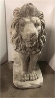 *read* Concrete Lion Yard Art Statue  Heavy 95lbs