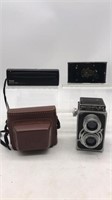 4 Vintage Cameras: Kodak And Ricohflex