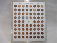 1934-1958 LINCOLN CENTS  IN CAPITOL HOLDER