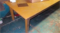 Wooden school table 8'L x 30"w x 22.5"T