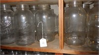 12 ct.- 1/2 gal Ball Canning Jars, clear