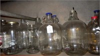 16 ct-1 gal glass cider jugs, clear