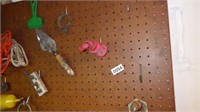 Pegboard w/all tools (See photographs)