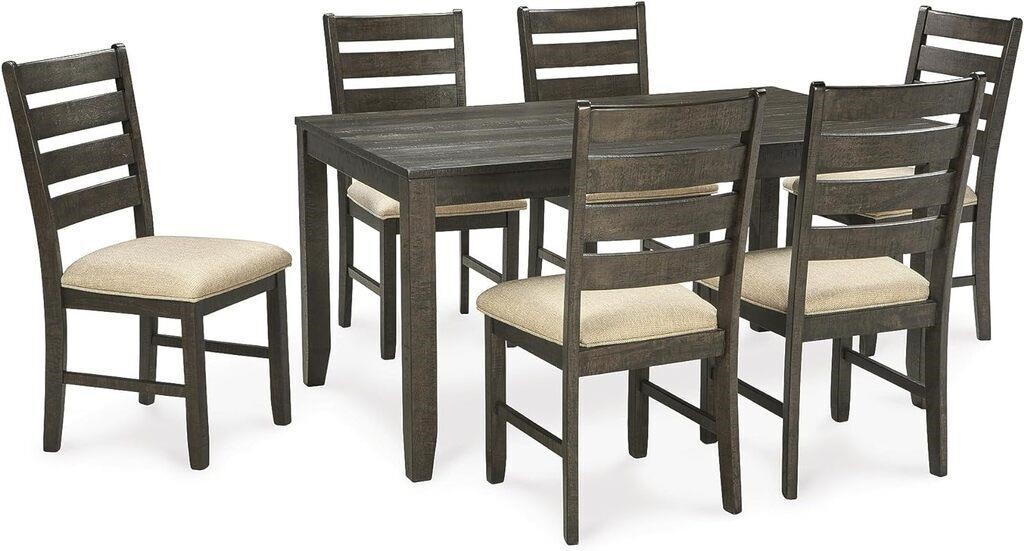 READ Dining Room Table Set  Brown