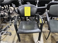 ASSORTED BLACK CHAIRS