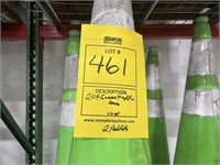 GREEN TRAFFIC CONES (2 PALLETS)