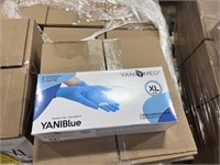 BOXES YANIBLUE POWDER FREE NON-STERILE NITRILE GLO