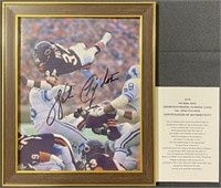 Signed & Framed Walter Payton Picture w/ COA