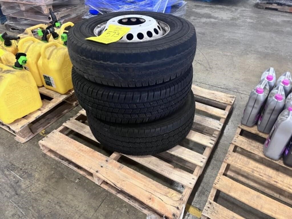 TIRES WITH RIMS - 215/85/16