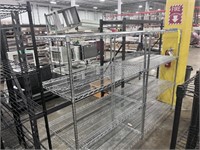 SECTIONS CHROME METRO RACKING - APPROXIMATELY 60x4