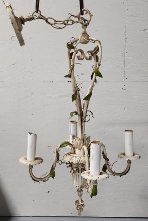 4 Arm Metal Art Hanging Light