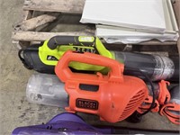 ELECTRIC BLOWERS - RYOBI / BLACK & DECKER / SUNJOE