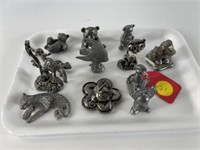 (12) Product Sale Pewter Animals 2001-2006