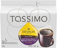 2 Count Tassimo Gevalia Dark Roast T-Discs -READ